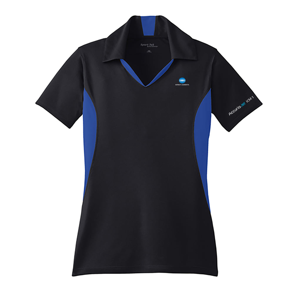 Sport-Tek Women's Side Blocked Micropique Sport-Wick Polo with Accurio Logo